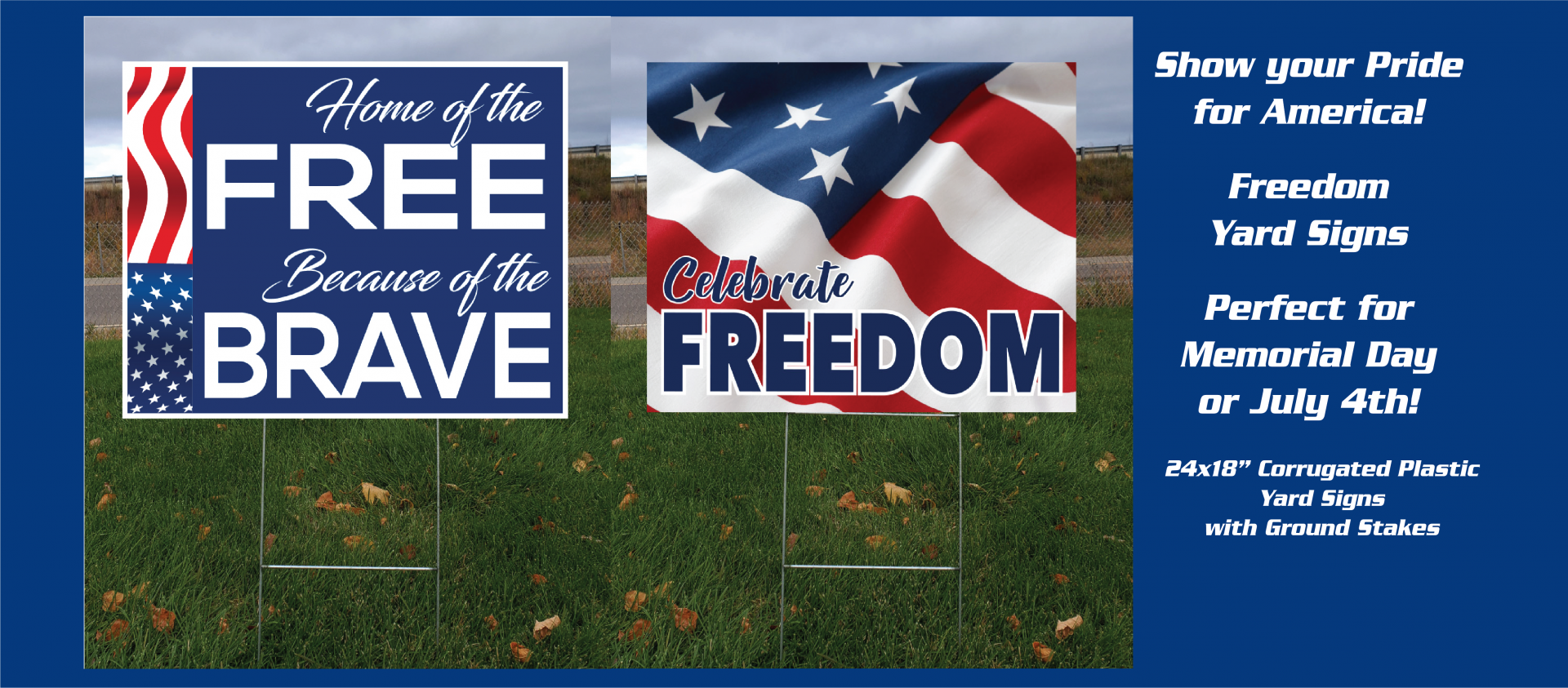 Freedom Sign Slider