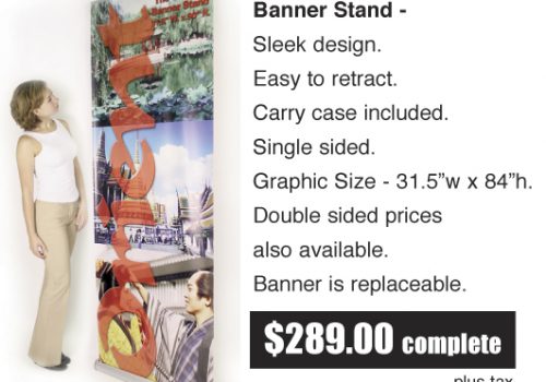 Banner Stands Equal Marketing Impact; Twin Cities Sign Company