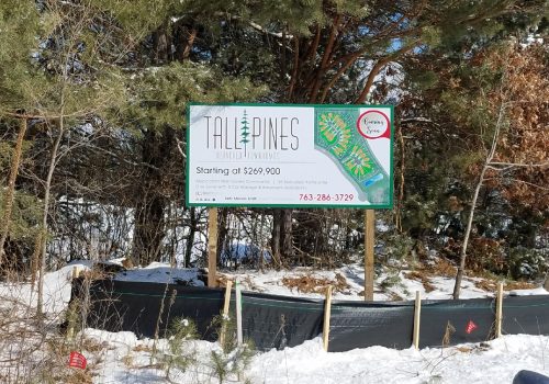 Colorful sign panels in Elk River