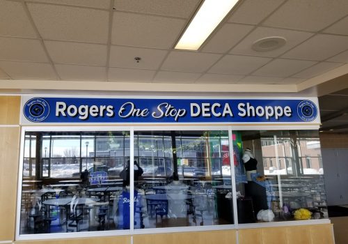 Rogers High School DECA Shoppe Signs