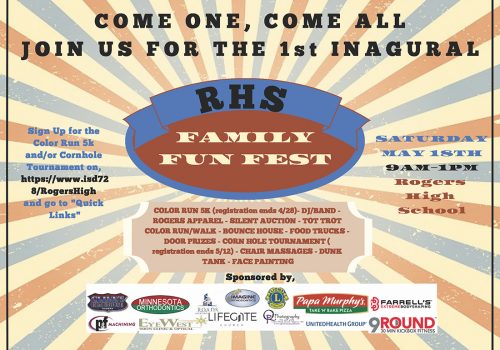 Support Rogers High School; Family Fun Fest