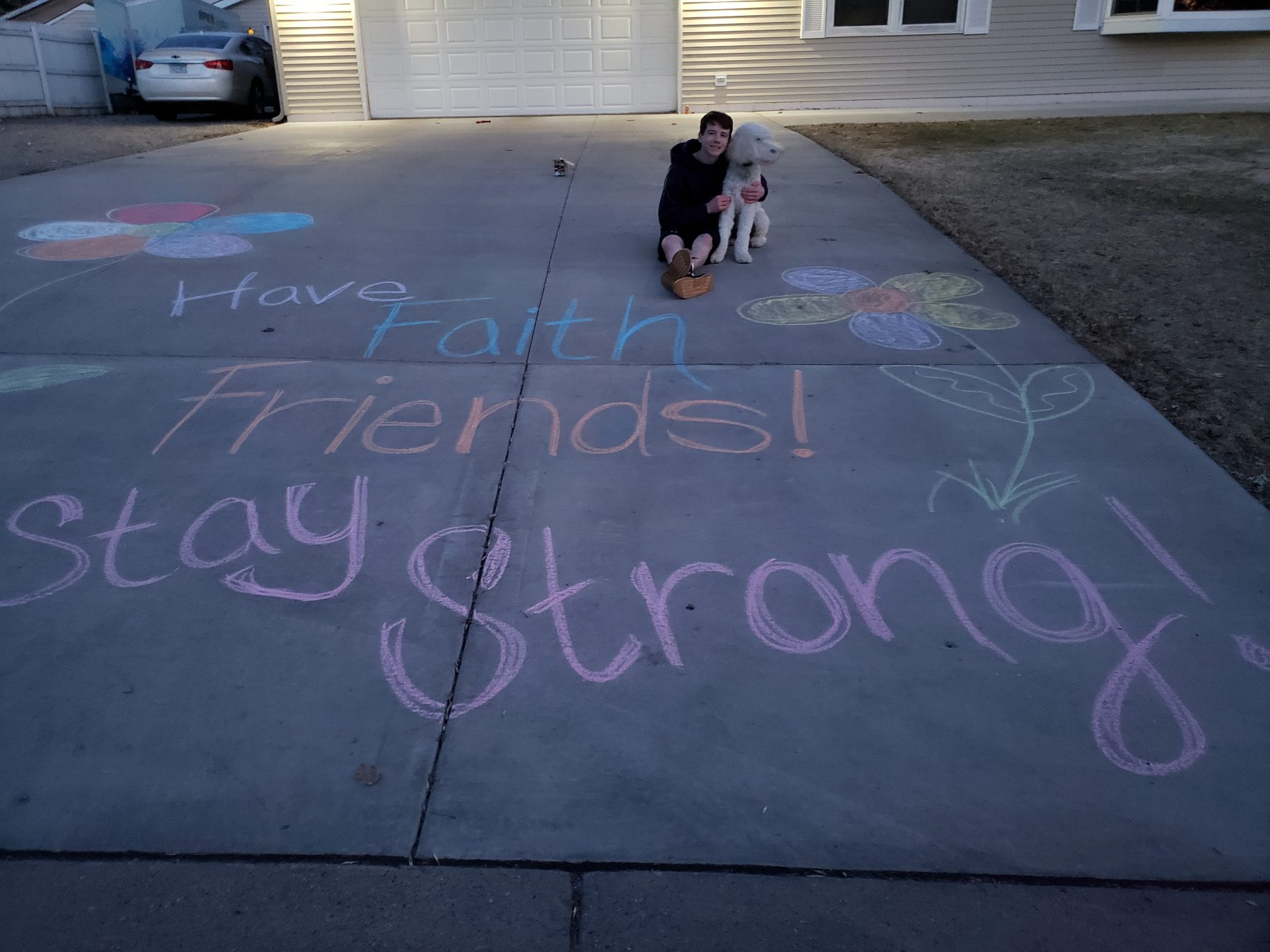 Hearts Inspirational Yard Signs HOPE, LOVE, FAITH and COMMUNITY RPM