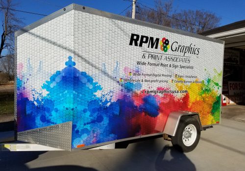 Colorful Trailer Wraps