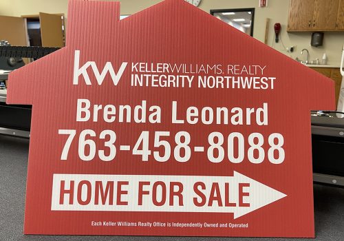 Shaped Real Estate Signs