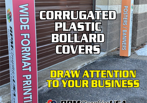 Corrugated Plastic Bollard Covers