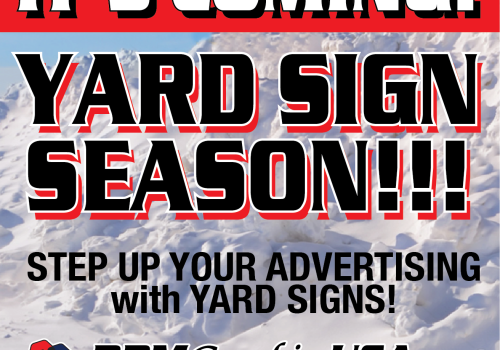 It’s coming! Yard sign season!
