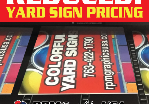 Yard Sign Pricing Reduced