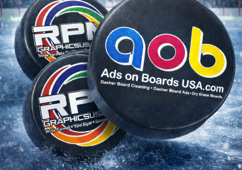 Custom Printed Hockey Pucks