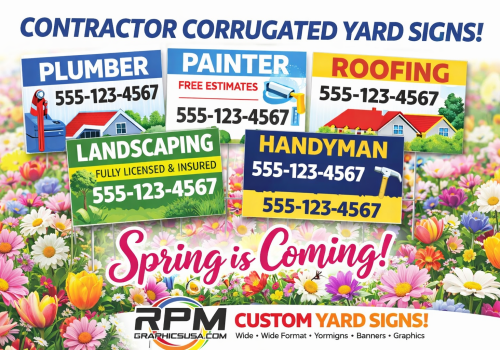 Contractor Yard Signs