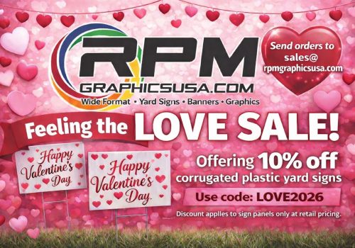 Feeling the Love Yard Sign Special